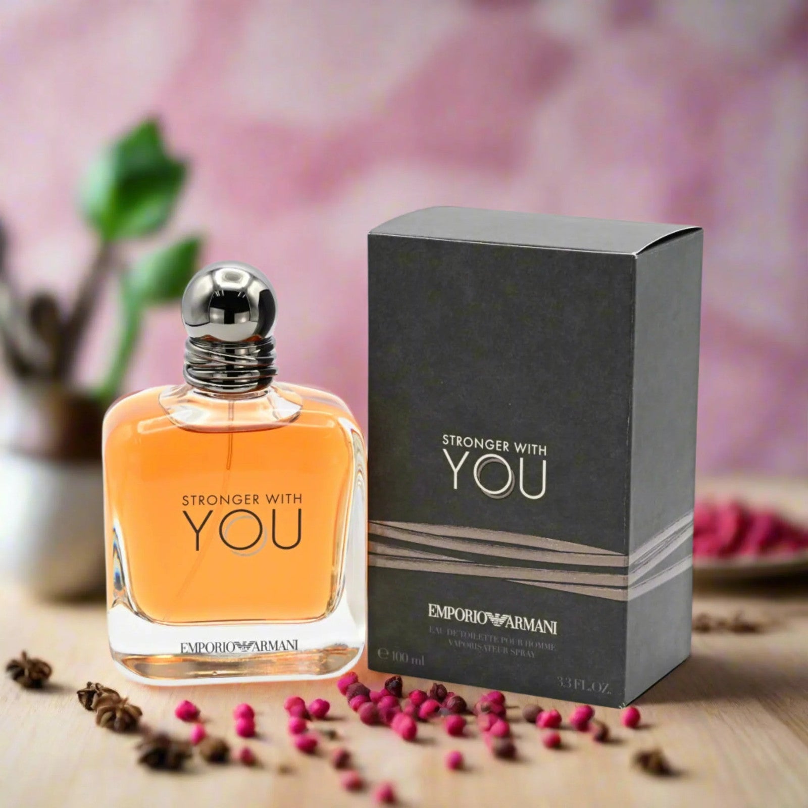 Stronger with You by Giorgio Armani Cologne for Men EDT 3.3 / 3.4 Oz New in Box