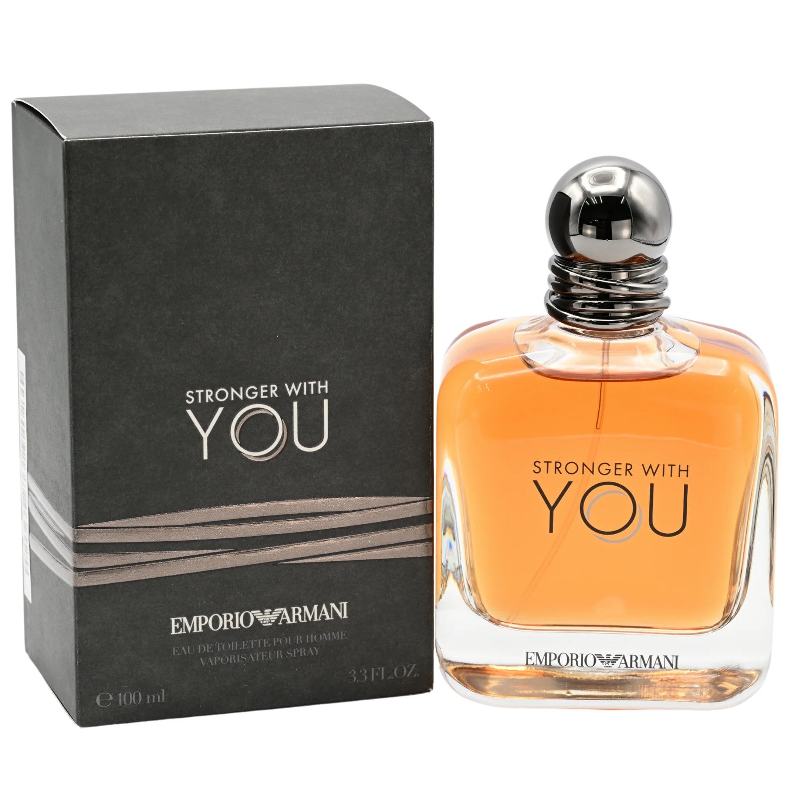Stronger with You by Giorgio Armani Cologne for Men EDT 3.3 / 3.4 Oz New in Box